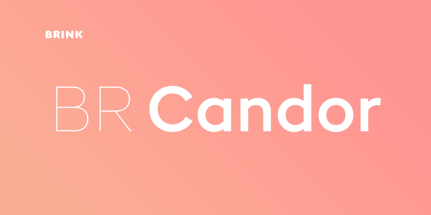 BR Candor Extra Light Font preview